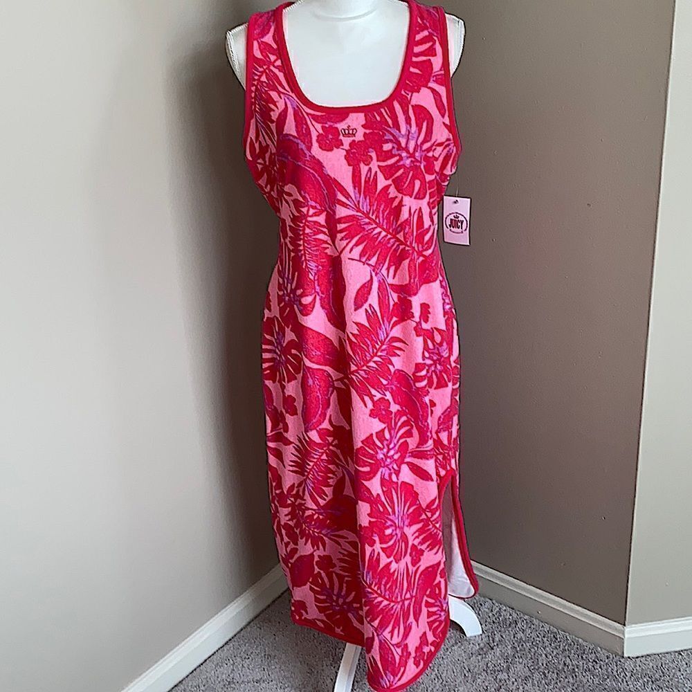 Juicy Couture Tropical Maxi Dress in “Hot Hot Multi”